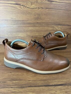 amberjack The Original Men’s Shoes Oxfords Brown Leather Size 9